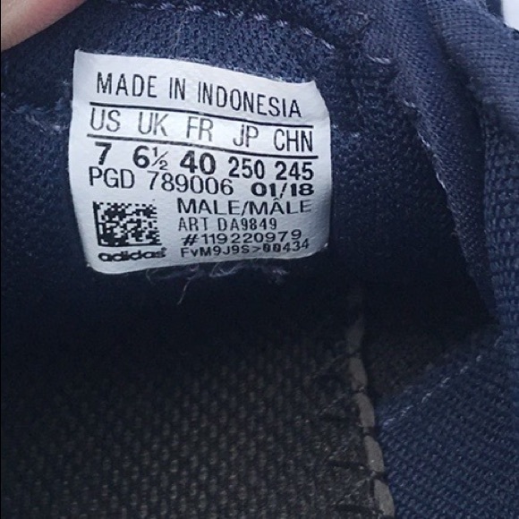 Adidas Superstar Foundation PGD 789006 Blue Sneakers Shoes Men’s Size 7 - Picture 8 of 11